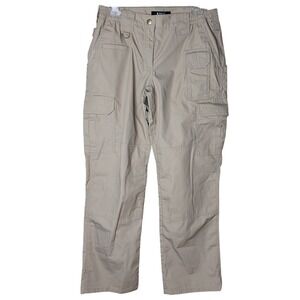 5.11 Tactical Women's Cargo Pants Khaki Beige Ripstop Utility Size 6 Regular Sz6